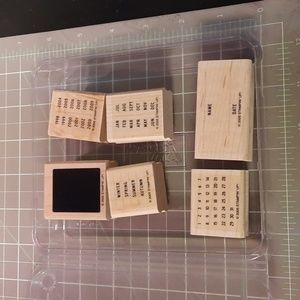 It's a Date Rubber Stamp set